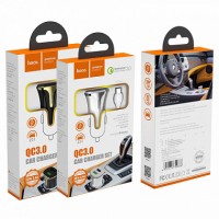 АЗУ 2 USB HOCO, Z31 Universe, 3400mA, QC3.0 + Type-C 1m