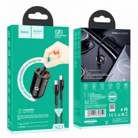 АЗУ Hoco NZ2 Link PD30W QC3.0 1USB + 1USB-C + кабель Type-C