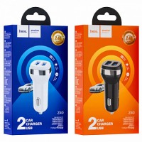 АЗУ Hoco Z40 Superior dual port car charger