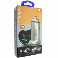 АЗУ WUW-C106 USB & Type-C PD fast car charger