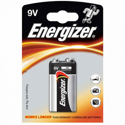 Элемент питания Energizer 6LR61 Max 9V (крона)