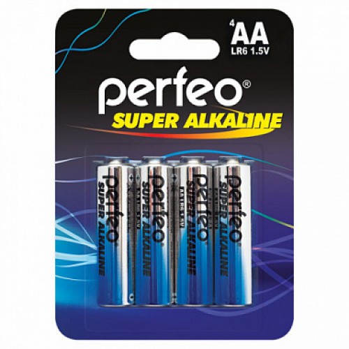 Элемент питания Perfeo AA LR06 Super Alkaline (упаковка 4шт)