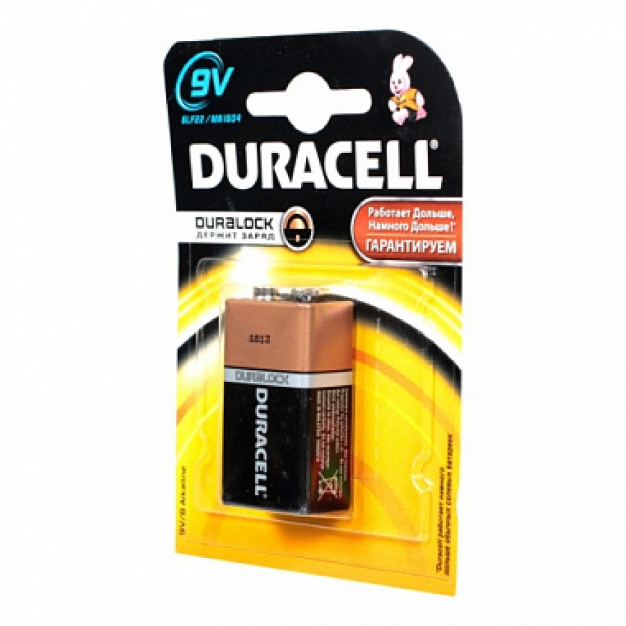 Элемент питания Duracell 6LR61 6LP3146\MN1604 крона