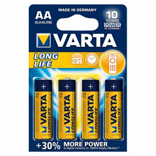 Элемент питания Varta Longlife Power AA LR06 (упаковка 4шт)