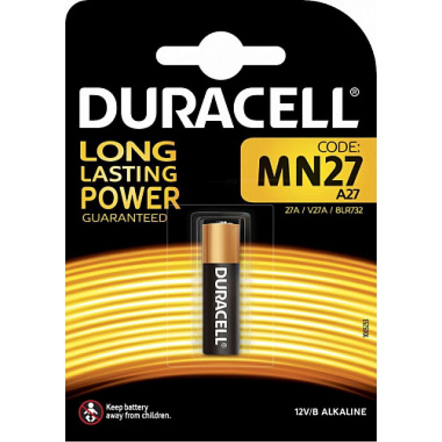 Элемент питания Duracell 27A (MN27) (упаковка 1шт)