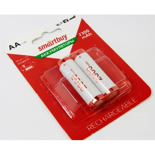 Аккумулятор SmartBuy AA R06 2300mAh (упаковка 2шт)