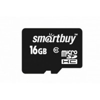 Карта памяти MicroSD 16GB Smartbuy class 10 без адаптера