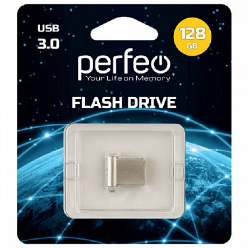 Флеш-накопитель USB 128GB Perfeo M06 Metal Series 3.0