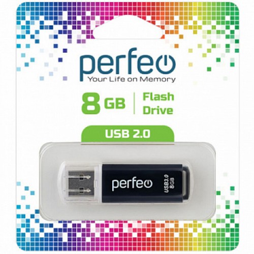 Флеш-накопитель USB 8GB Perfeo C13