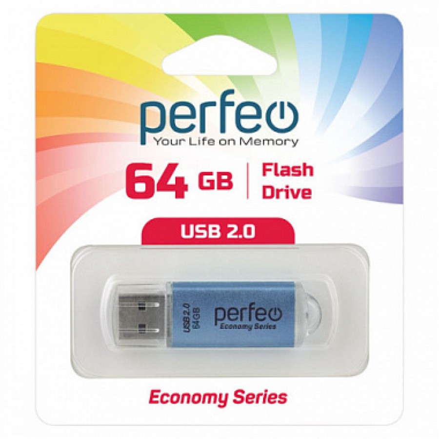 Флеш-накопитель USB 64GB Perfeo E01 economy series