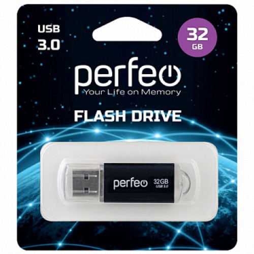 Флеш-накопитель USB 32GB Perfeo C14 Metall 3.0