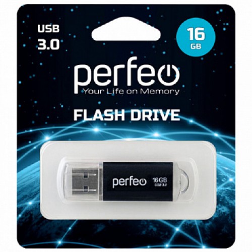 Флеш-накопитель USB 16GB Perfeo C14 Metal 3.0