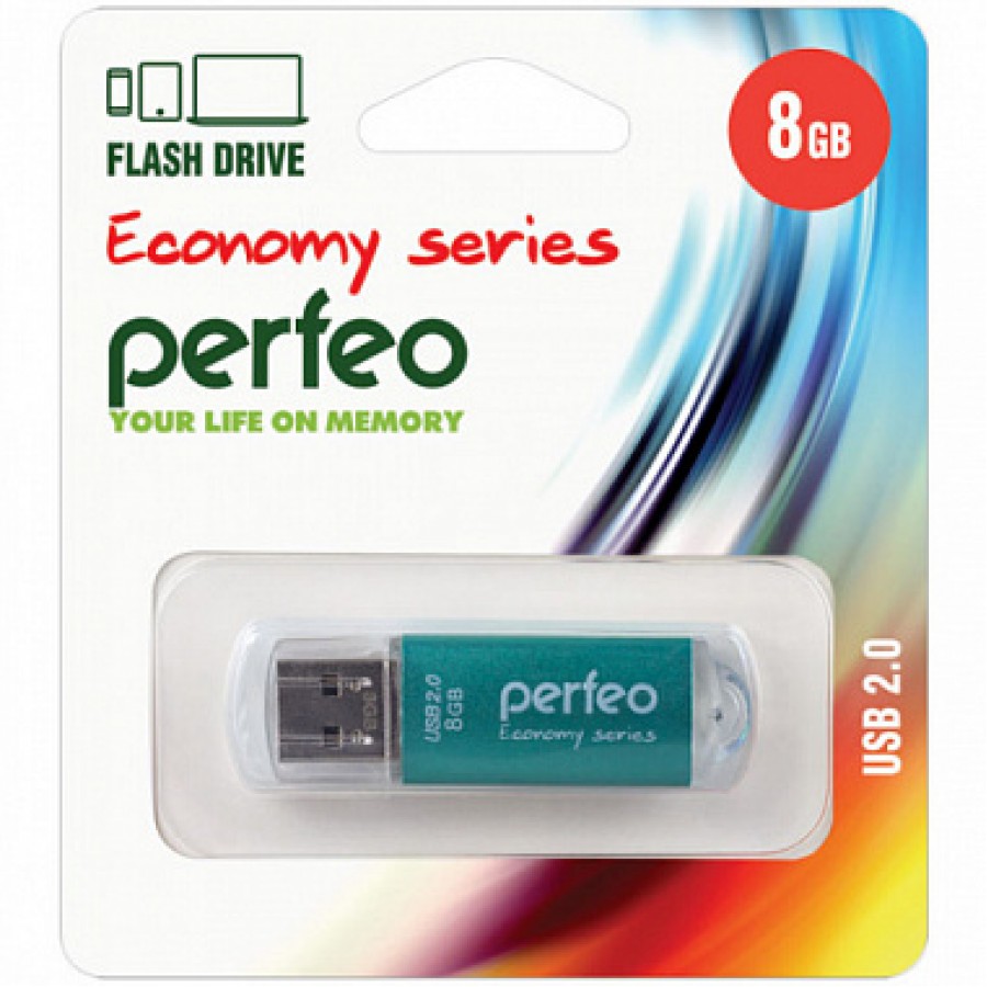 Флеш-накопитель USB 8GB Perfeo E01 economy series