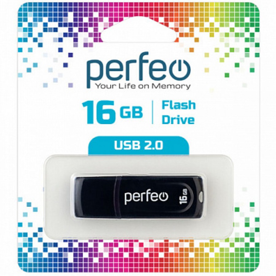 Флеш-накопитель USB 16GB Perfeo C09