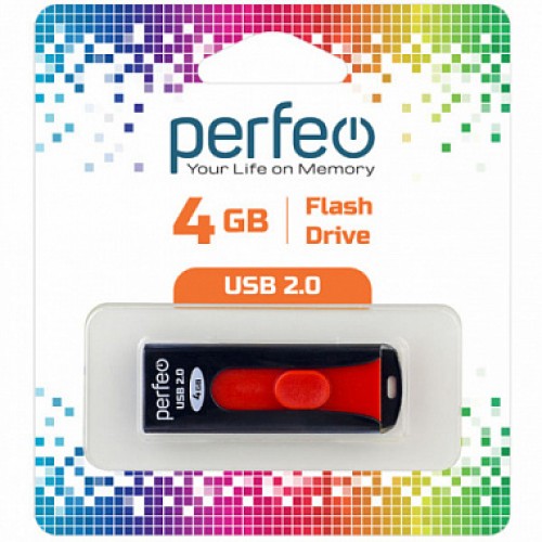 Флеш-накопитель USB 4GB Perfeo S01