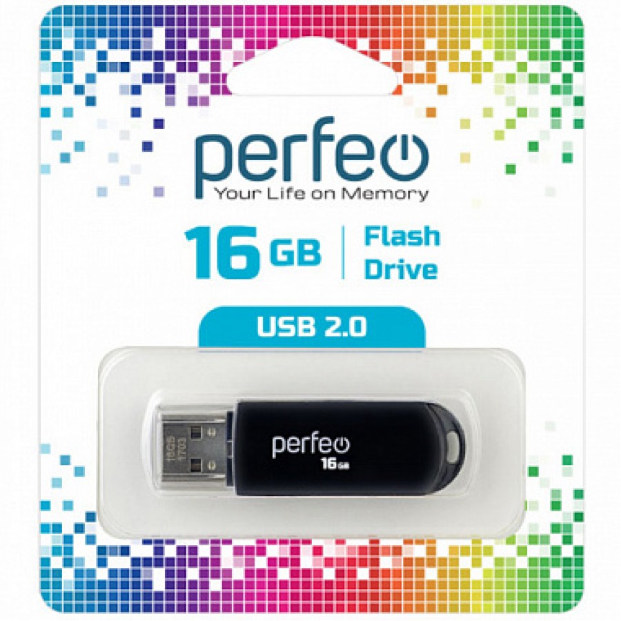 Флеш-накопитель USB 16GB Perfeo C03