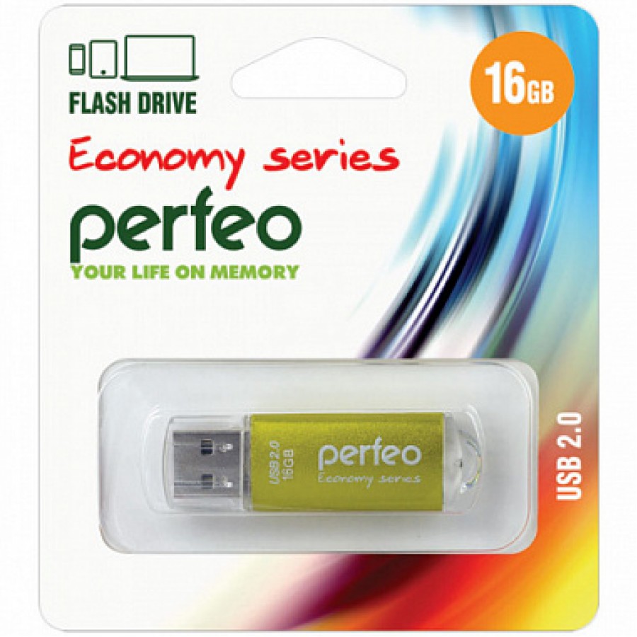 Флеш-накопитель USB 16GB Perfeo E01 economy series