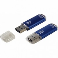 Флеш-накопитель USB 32GB SmartBuy V-Cut blue