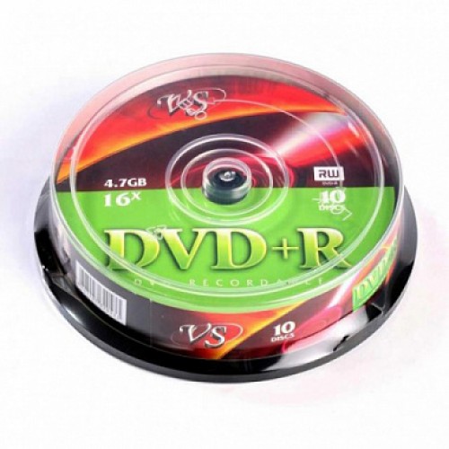 Диск VS DVD-R 4,7 GB 16x CB/10шт