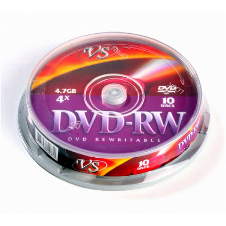 Диск VS DVD-RW 4,7 GB 4x CB/10шт