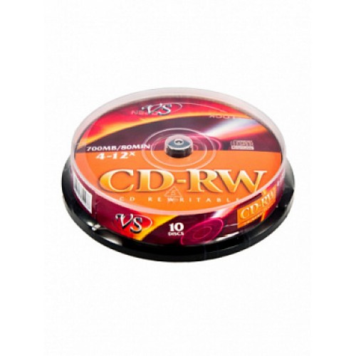 Диск VS CD-RW 80 4-12x CB/10шт