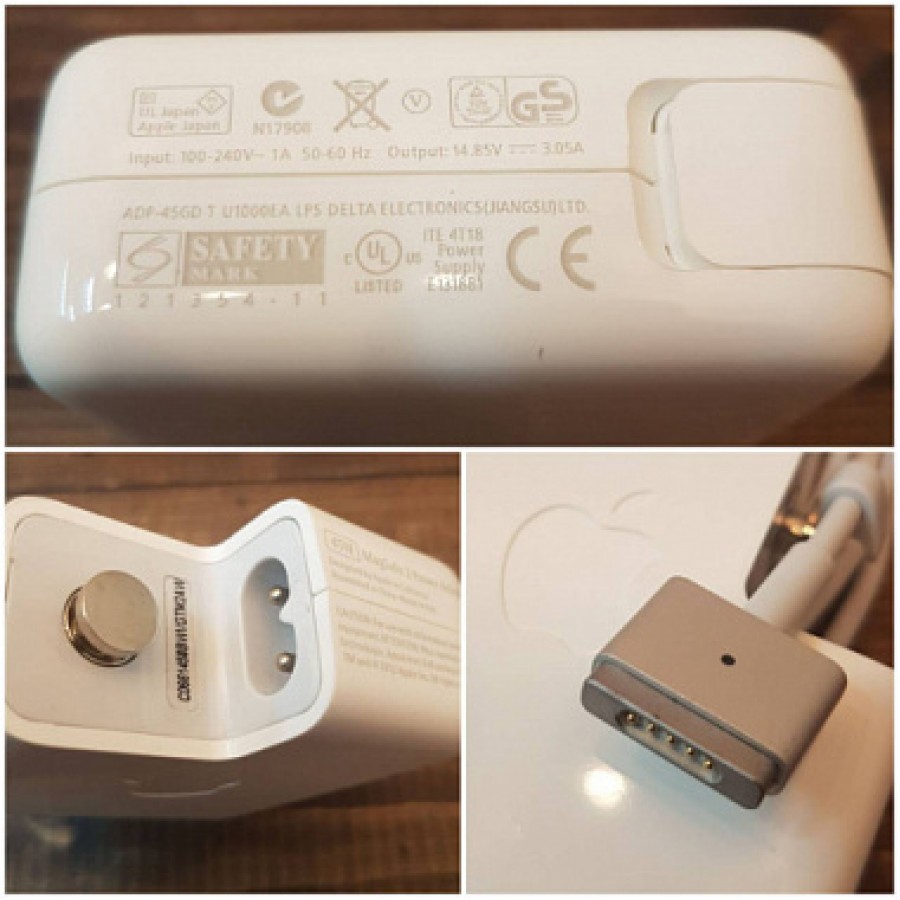 Блок питания для Apple MagSafe2 45W T 14.85V/3.05A