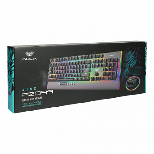 Клавиатура Игровая AULA F2099 проводная, механическая, RGB