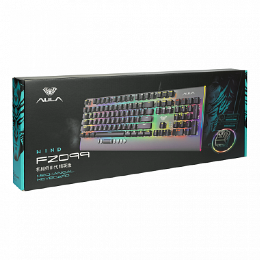 Клавиатура Игровая AULA F2099 проводная, механическая, RGB