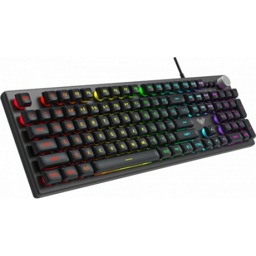 Клавиатура Игровая AULA F2028 проводная, мембранная, RGB