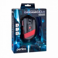 Мышь проводная PERFEO GEAR PF-5019,7 кн, USB, чёрн, Game Design, подсветка 6 цветов