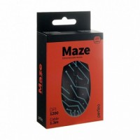 Мышь проводная PERFEO "MAZE", 4 кн, DPI 1200,1.3m USB