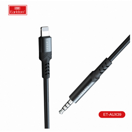 AUX кабель EaAUX кабель Earldom AUX39 Lightning - 3.5mm + Bluetooth