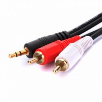 Кабель соединительный 3.5 Jack(M) - 2rca(M) Telecom 5m