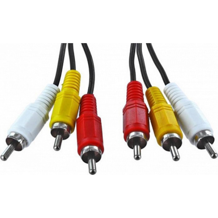 Кабель соединительный 3rca(M) - 3rca(M) Telecom 3m