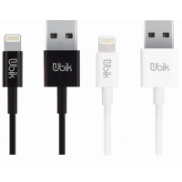 USB кабель Ubik UL04 Lightning 1m (PVC) 2A