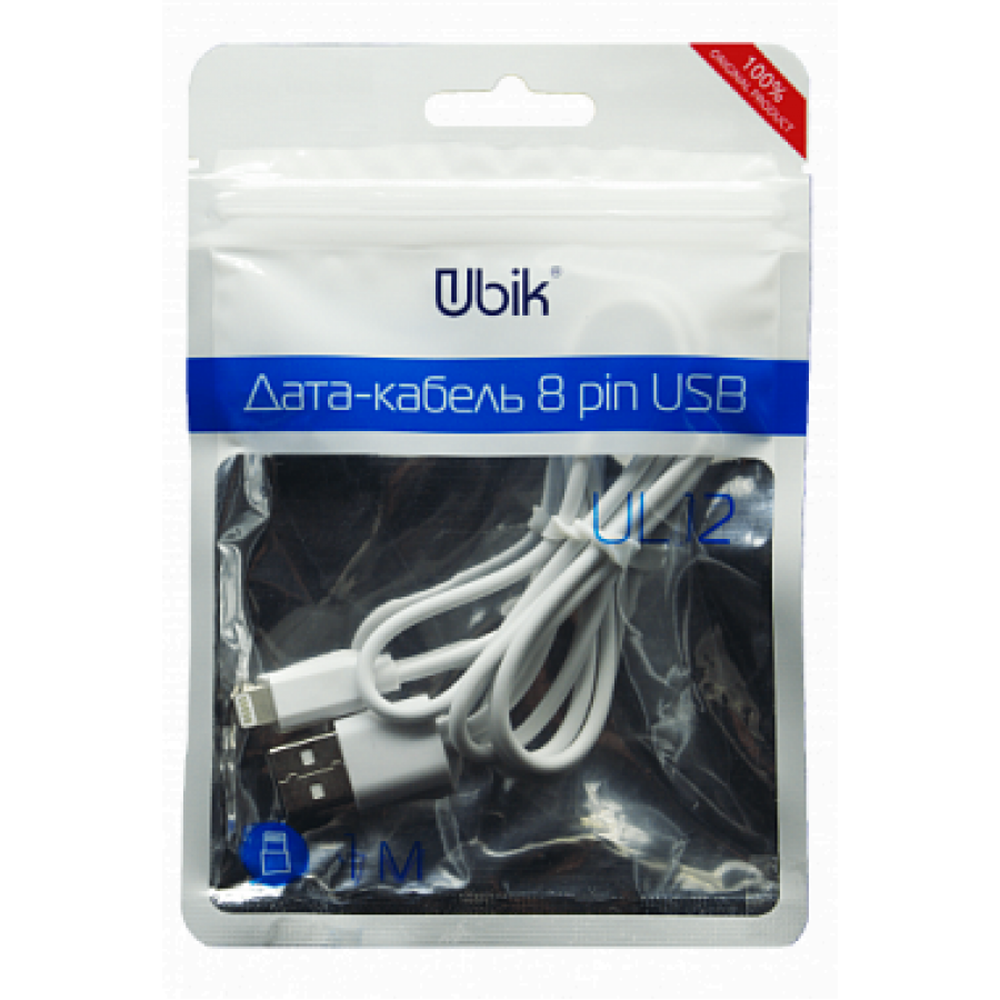 USB кабель Ubik UL12 Lightning