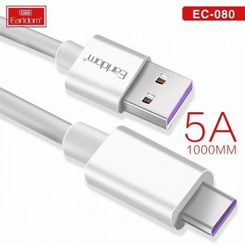 USB кабель Earldom EC-080C Type-C QC, 5A
