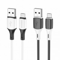 USB кабель Borofone BX79 silicone charging data cable Micro 1m