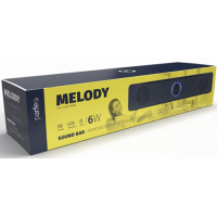 Колонка-саундбар Perfeo "MELODY", мощность 6 Вт, USB, пластик