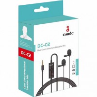 Микрофон Проводной Петличный для телефона и камер Candc DC-C2 2 mic