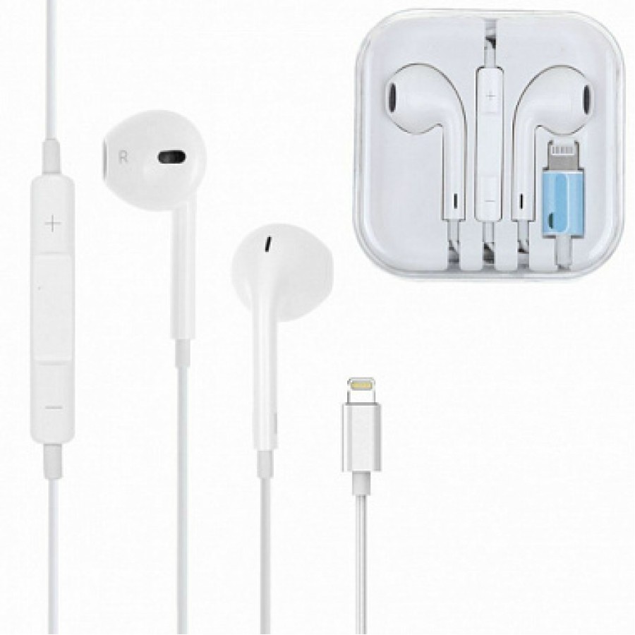 Стереогарнитура EarPods iPhone 7 bluetooth (lightning) cl AAA