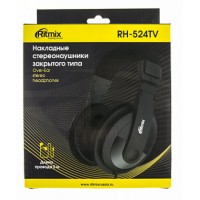 Наушники RITMIX RH-524 TV полноразмерные с микрофоном 3.5mm