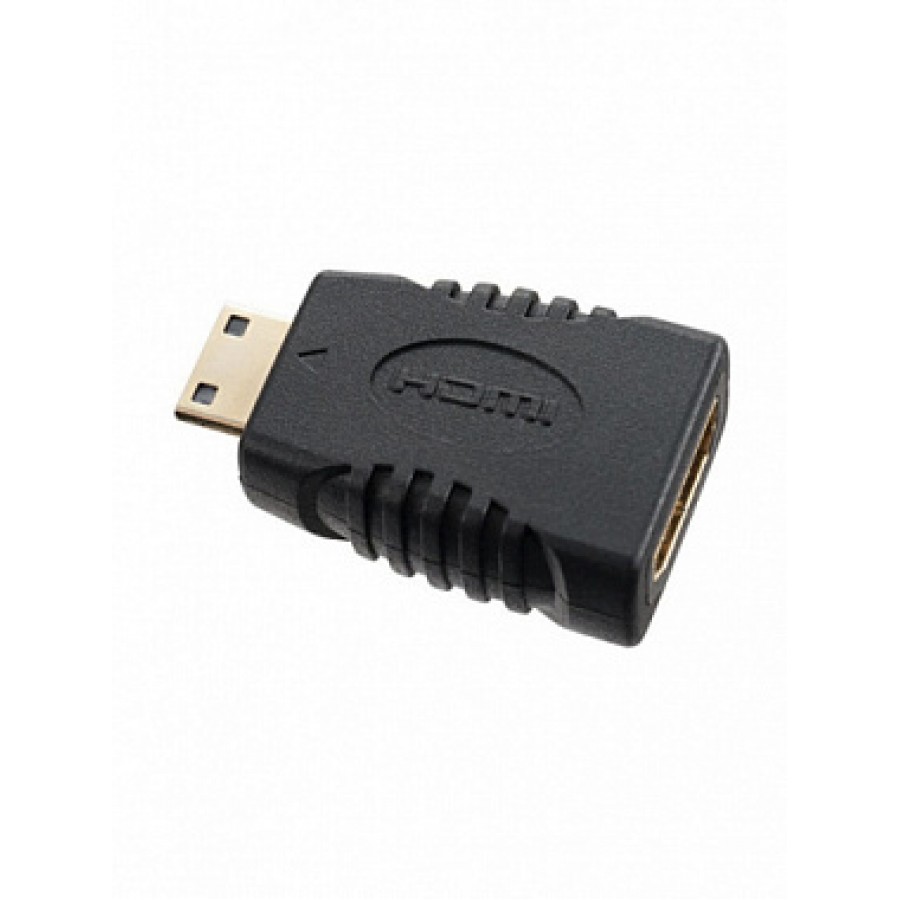 Переходник PERFEO HDMI C (mini HDMI) вилка - HDMI A розетка (A7001)