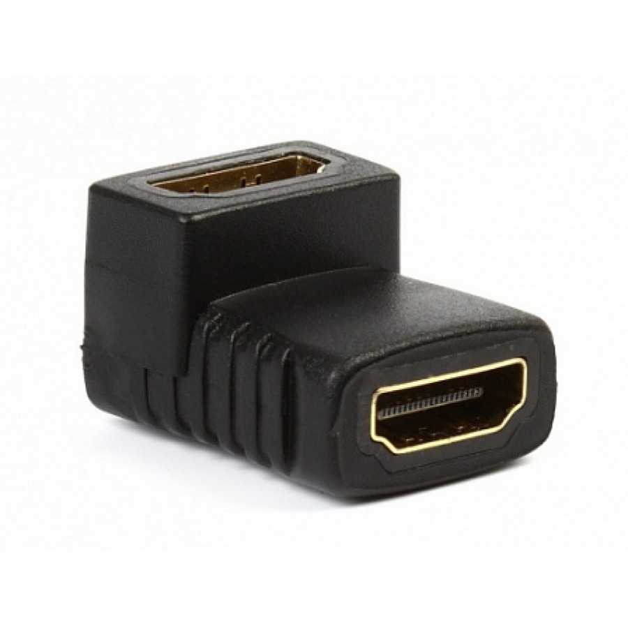 Переходник HDMI(F) - HDMI(F), угловой