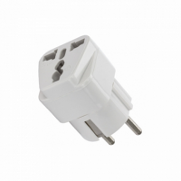 Переходник с US/CN/UK на EU (Travel adapter)