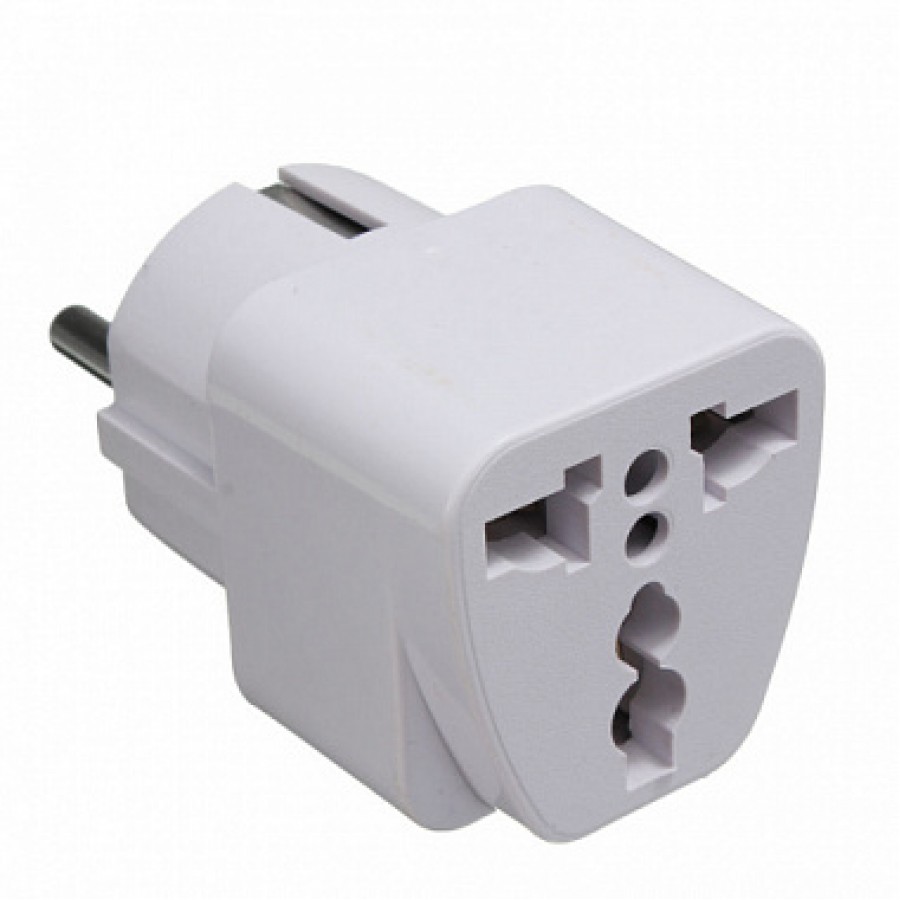 Переходник с US/CN/UK на EU (Travel adapter)