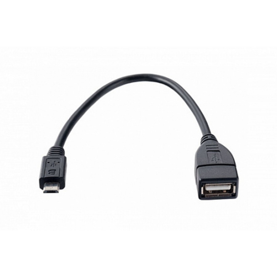 OTG кабель PERFEO USB2.0 A розетка - Micro USB вилка, 0,2m