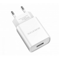 СЗУ Borofone BA20A Sharp 2.1A 1USB charger(EU)