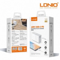 СЗУ LDNIO A1405C PD USB-C 40W QC 4.0 + кабель Type-C-Lightning (US)