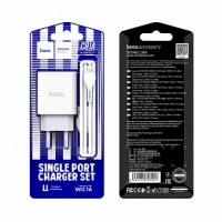 СЗУ Hoco C81A Asombroso single port charger set(Lightning)(EU)